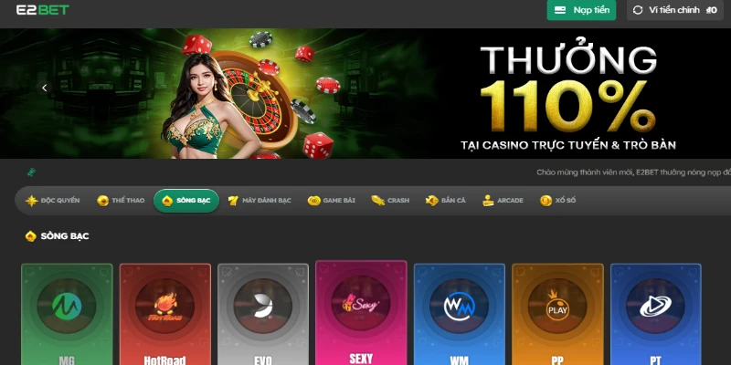 Casino online là sản game được yêu thích nhất tại nhà cái